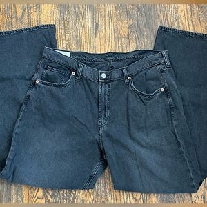 GAP Black Charcoal ‘90s Loose Mid Rise Jeans